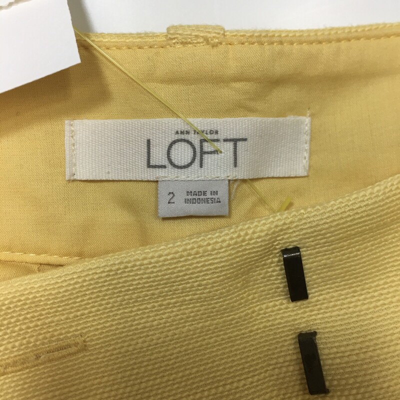 Loft Ann Taylor, Yellow, Size: 2