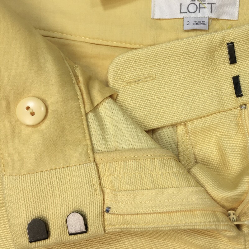 Loft Ann Taylor, Yellow, Size: 2