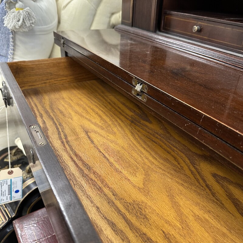 Antique Mahogany Tambour Desk<br />
Size: 35x19x42