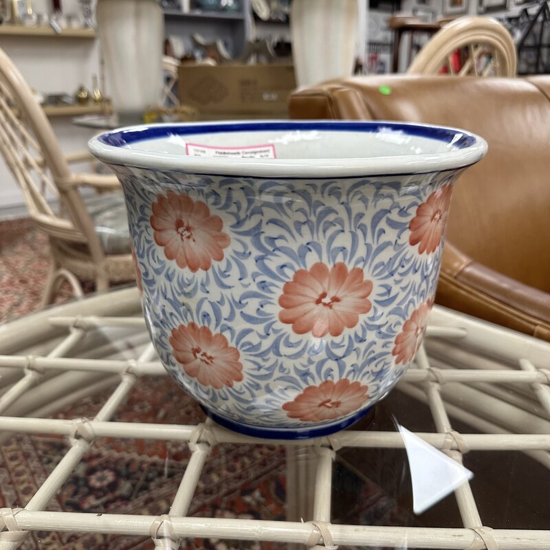 Vtg Ceramic Flower Pot