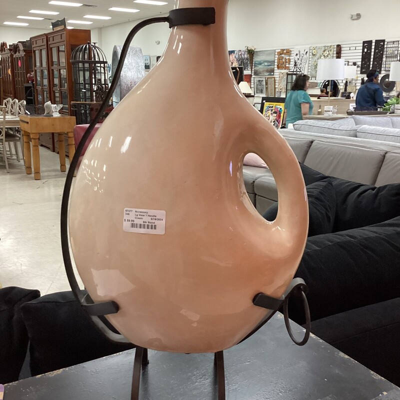 Lg Vase 1 Handle