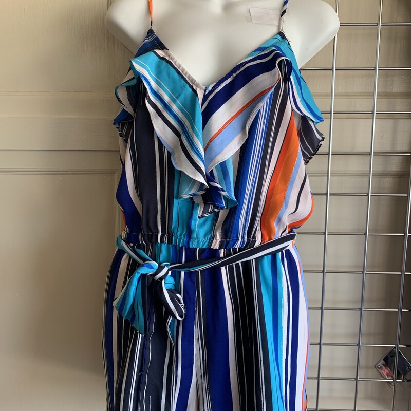 JLo Stripe Strappy Rompe, BluWhOrg, Size: 4
All Sales Are Final
No Returns
Pick Up IN Store
or
Have it Shipped
Thanks You For Shopping With Us :-)