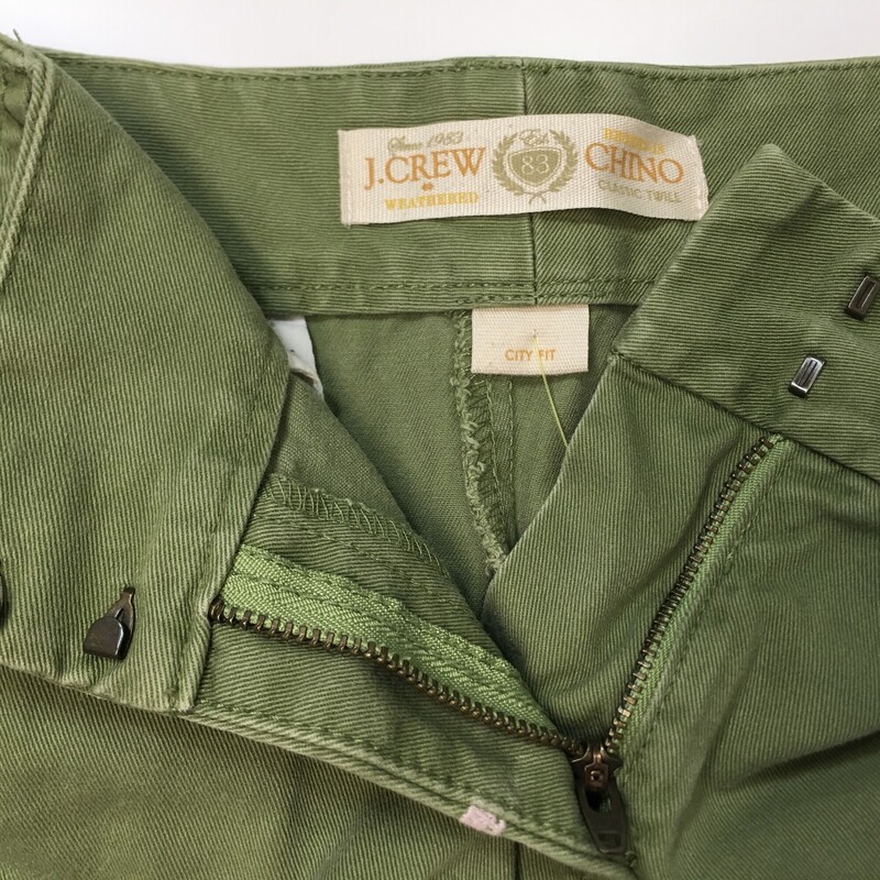 J. Crew - Chino, Green, Size: 6