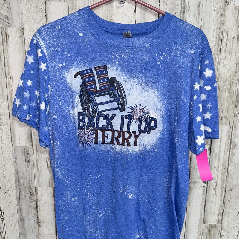 M Blue Back It Up Tee