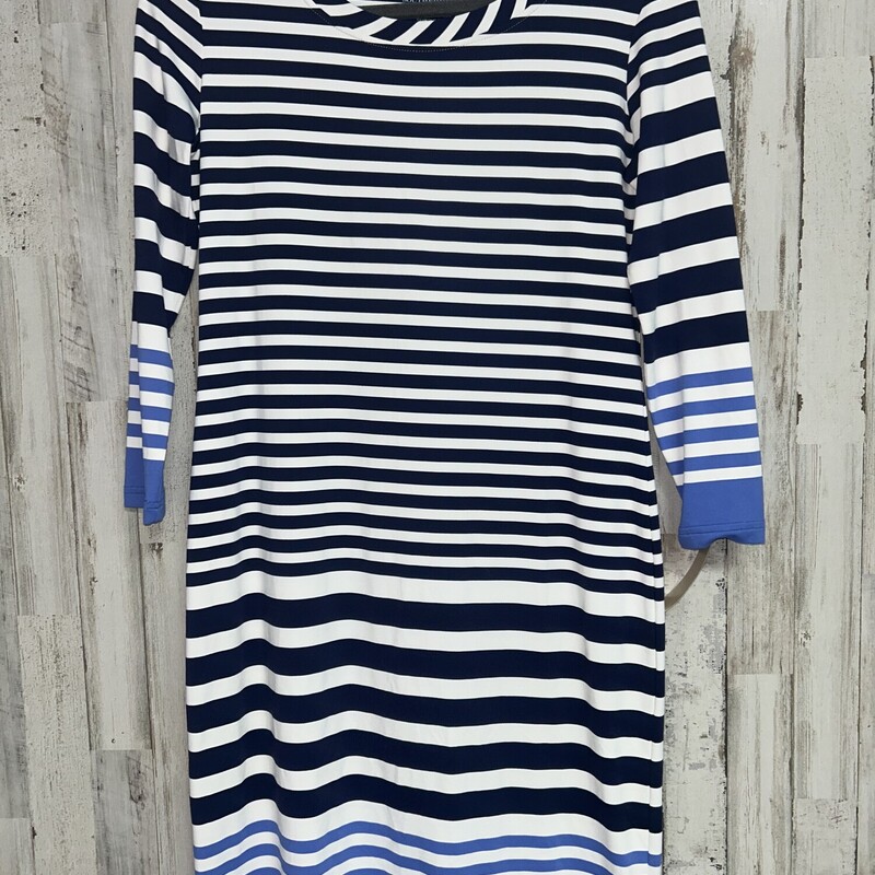 XS Blue Striped Dress