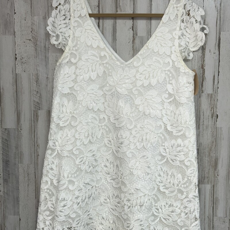 M Off White Lace Dress