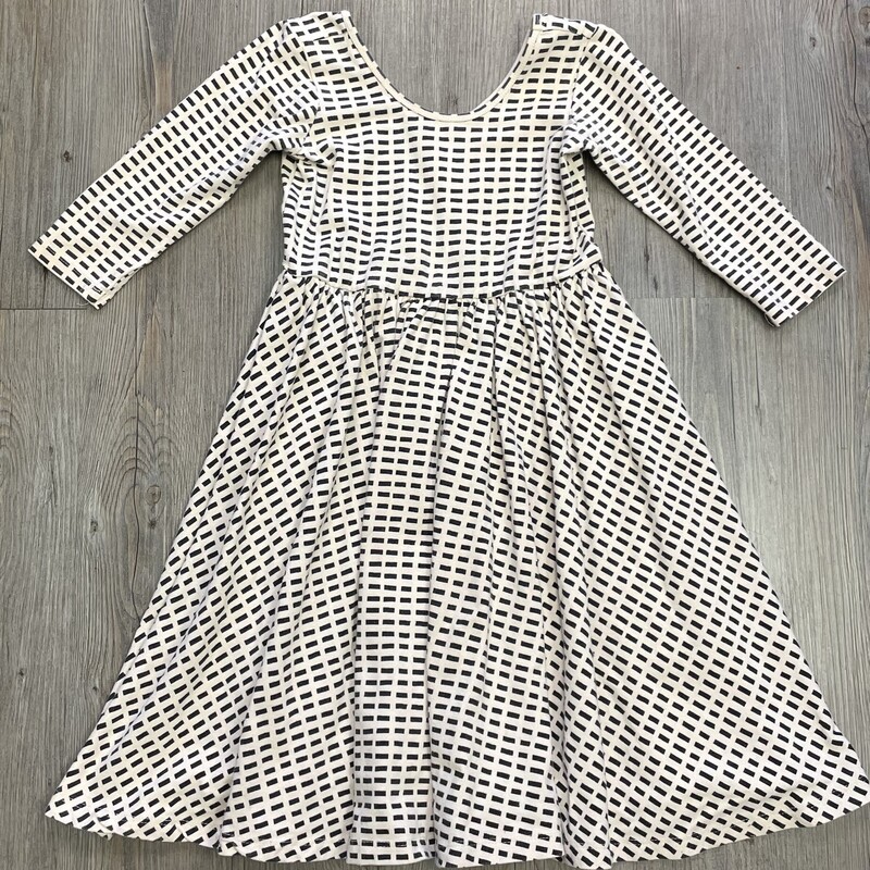 Alice + Ames Dress LS, Brown, Size: 8Y