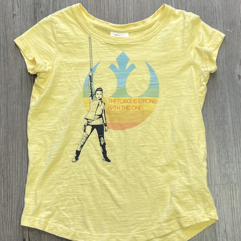 Hanna Anderson Tee, Yellow, Size: 10Y