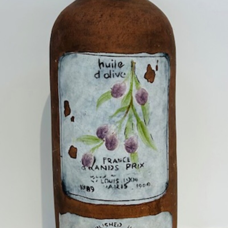 Rustic Olive Oil Bottle