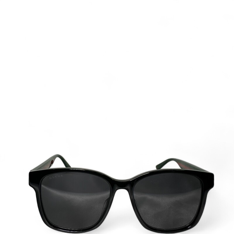 Gucci Square Acetate, Black, Size: GG0417sk