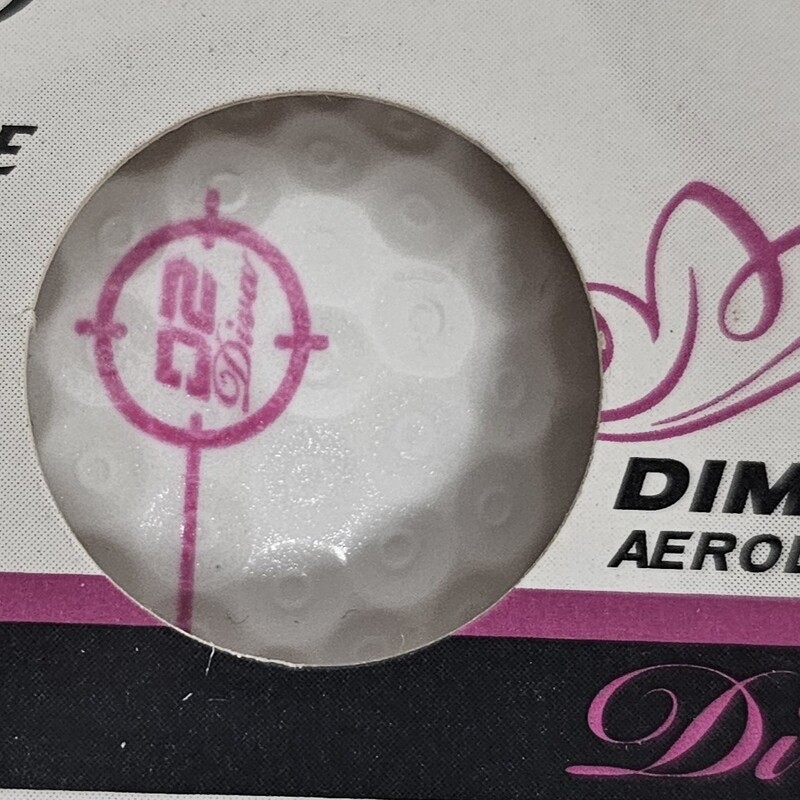 New Top Flite D2 Diva Golf Balls, 15 pack. Dimple in Dimple Womens Golf Balls.