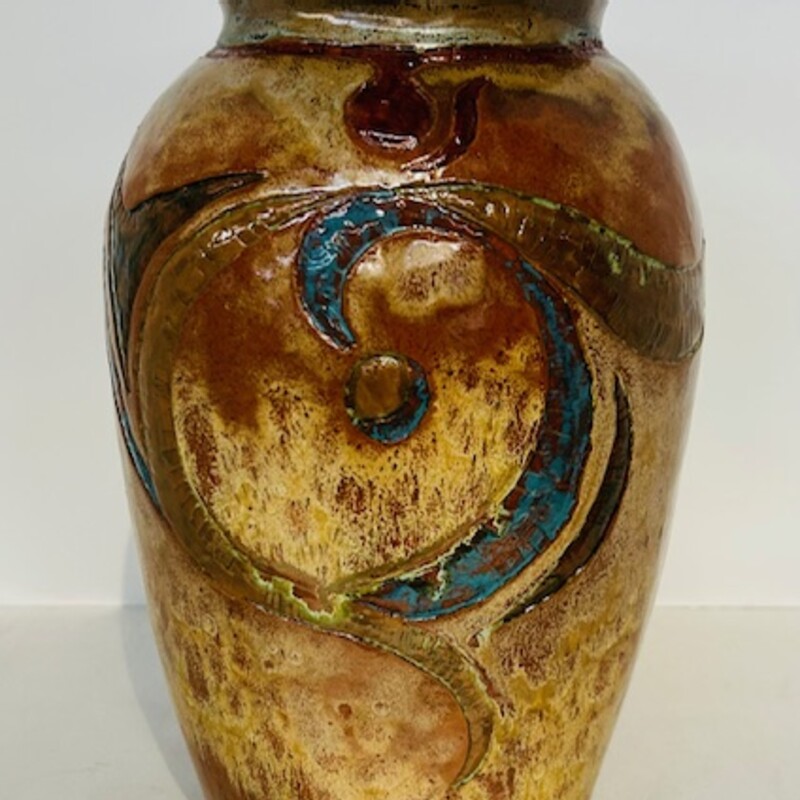Swirl Painted Vase