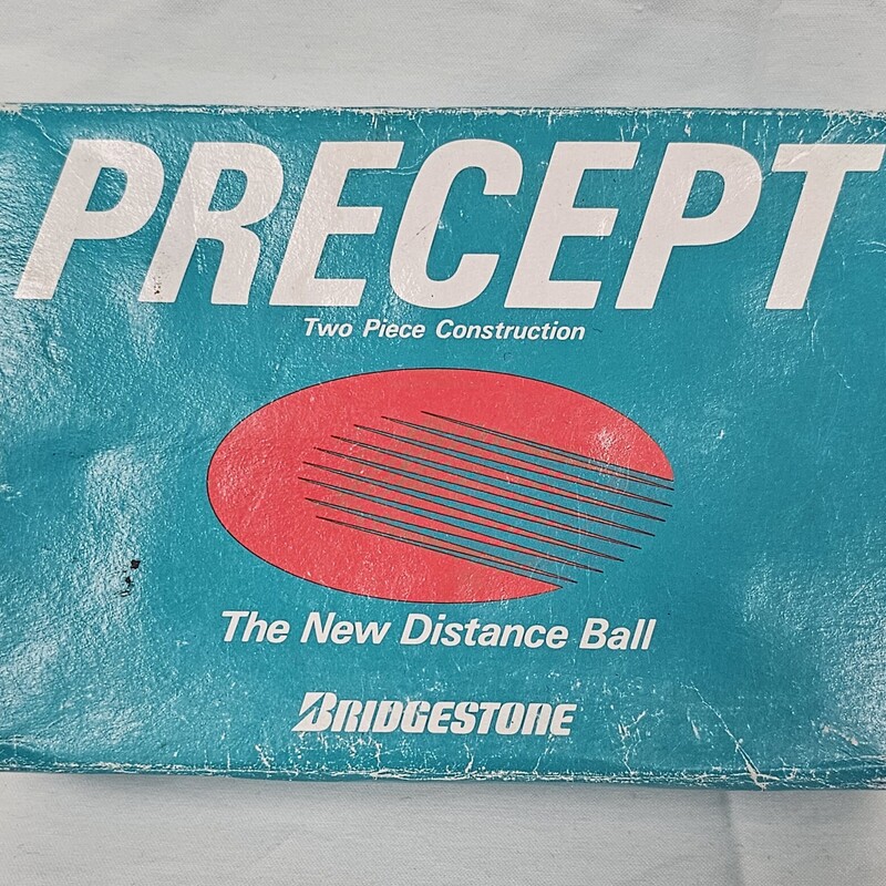 Bridgestone Precept 2 Piece Construction Golf Balls, 6ct, New, Distance Balls