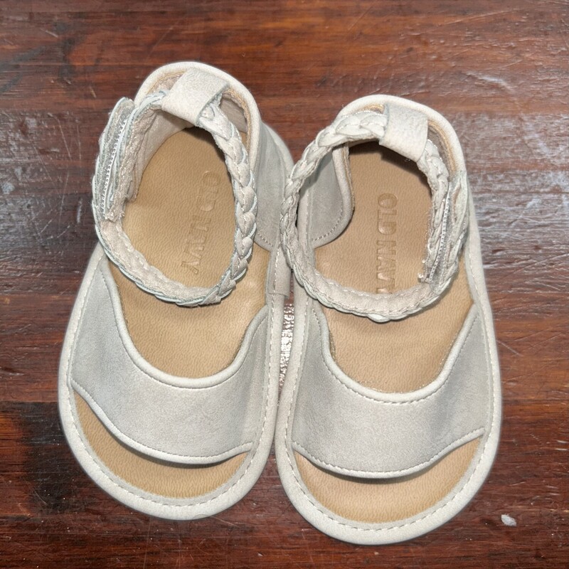 6/12M Grey Braided Sandal