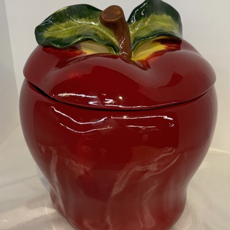 Ceramic Apple Cookie Jar