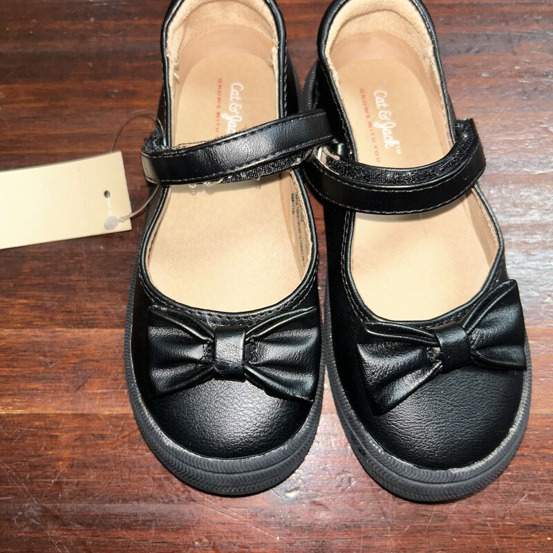 9 Black Bow Mary Janes, Black, Size: Shoes 9