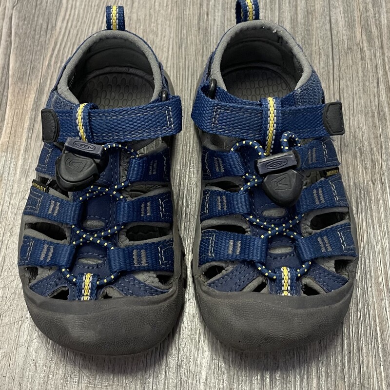 Keens Sandals, Navy, Size: 8T