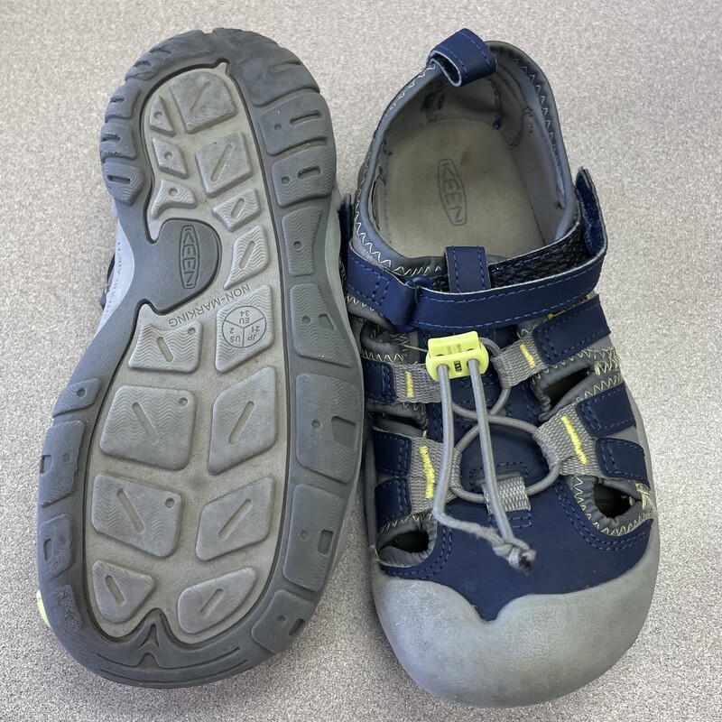 Keens Sandals, Navy, Size: 2Y