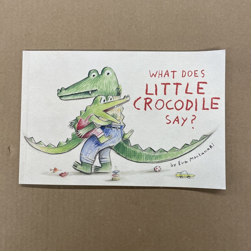 What The Little Crocodile, Size: Back, Item: Paper