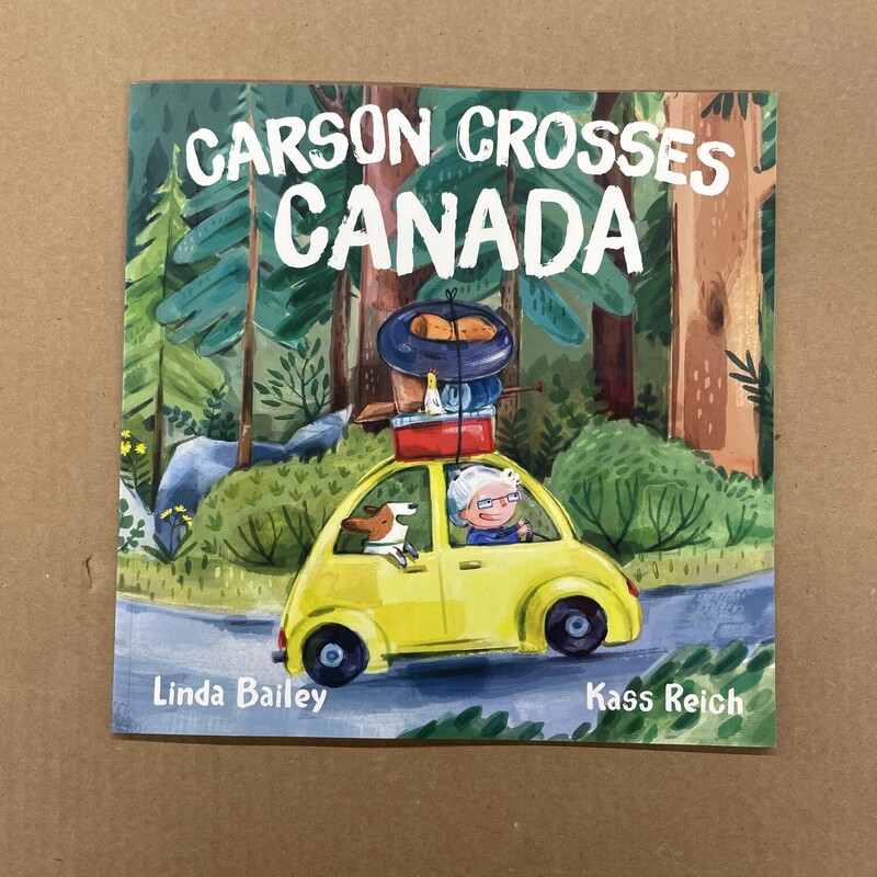 Carson Crosses Canada, Size: Back, Item: Paper