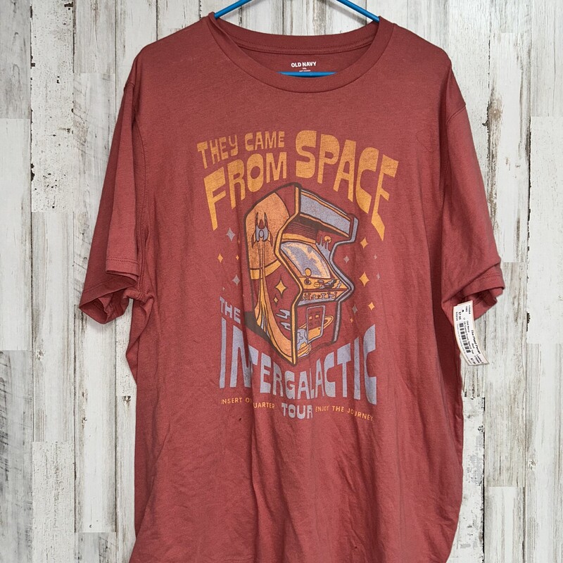 2X Came From Space Tee, Red, Size: Ladies 2X