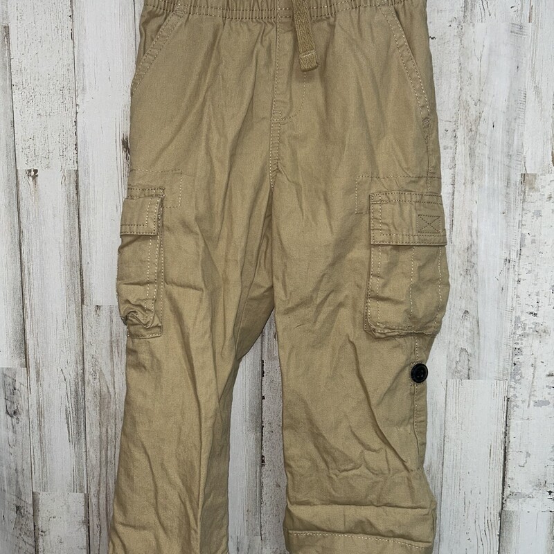 2T Khaki Cargo Pants, Khaki, Size: Boy 2T-4T