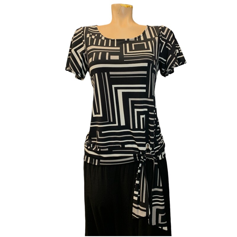 Laura P, Blk/gry/, Size: S