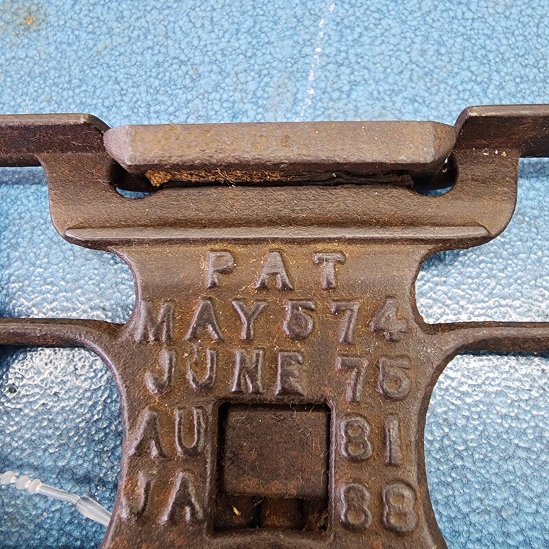 Atkins & Co Saw Sharpening Tool, Metal, Pat 1874, 1875, 1881, 1888
