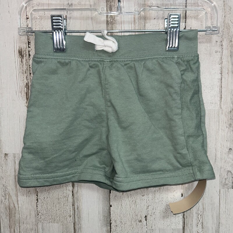 18M Sage Shorts, Green, Size: Boy 12-24m