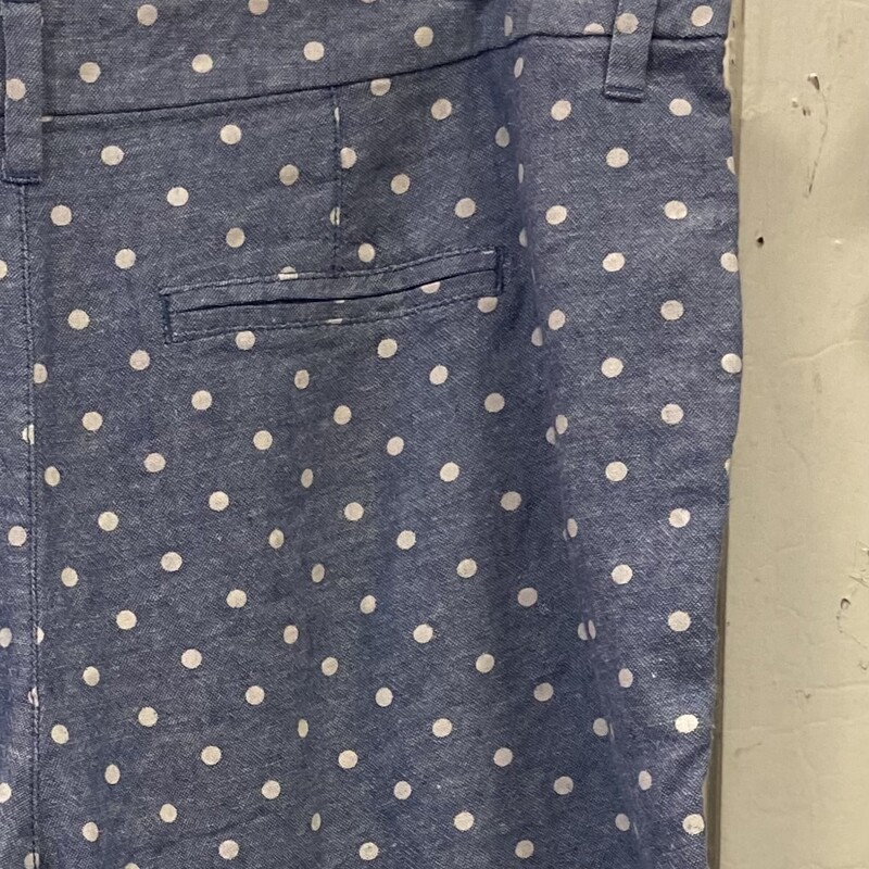 NWT Chm/w Dot Linen Short<br />
Chamb/wt<br />
Size: 16
