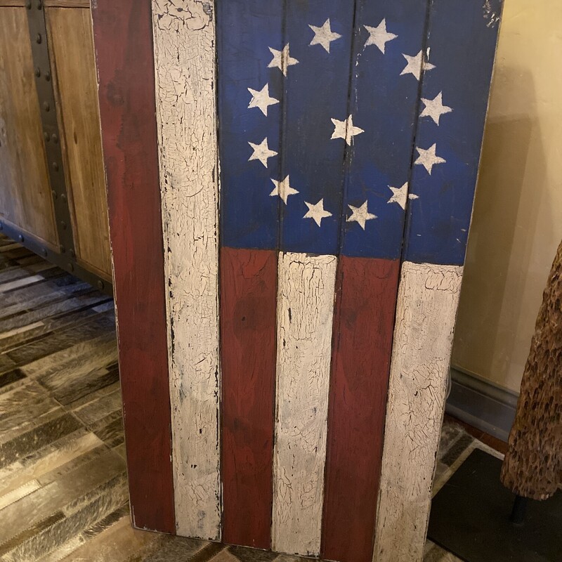Wood American Flag

Size: 20Wx33L