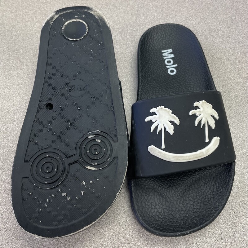 Molo Slides, Black, Size: 9-10T