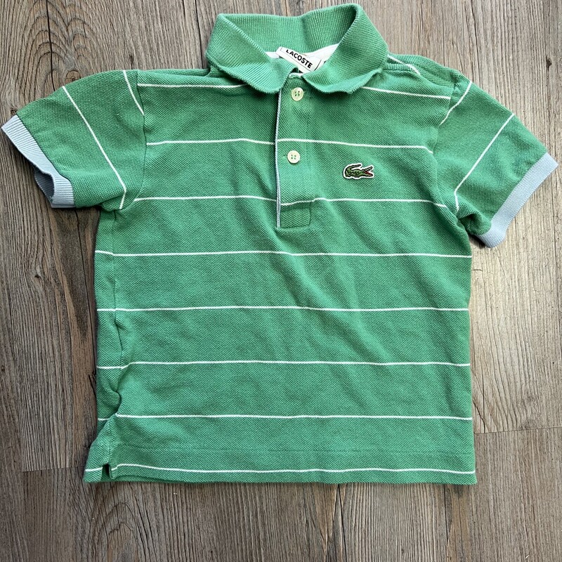 Lacoste Golf Shirt, Green, Size: 4Y