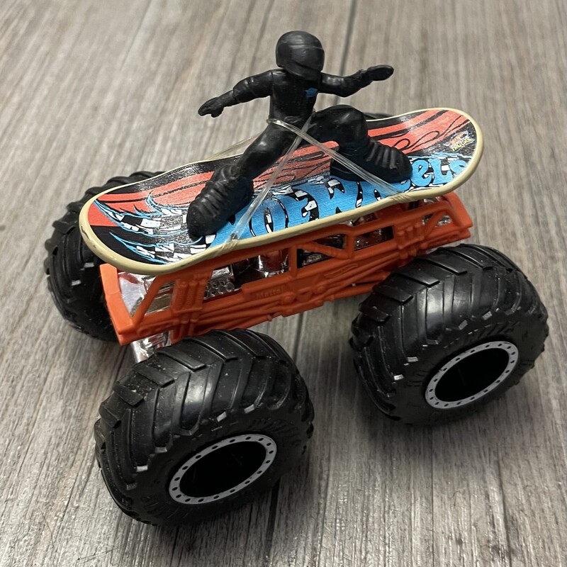 Monster Truck, Orange, Size: Small