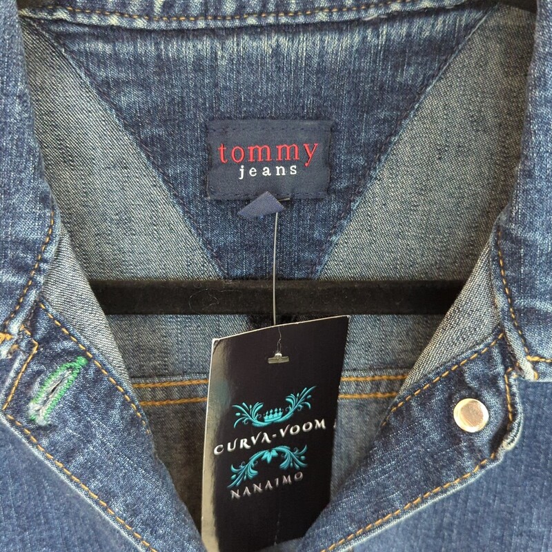 Tommy Jeans Denim Vest, Denim, Size: M