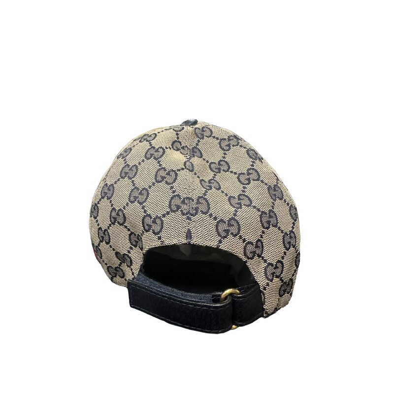 Gucci Original GG Web, Navy,<br />
<br />
Size: Large<br />
<br />
Style Code: 696845