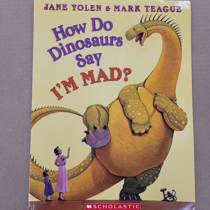 How Do Dinosaurs Stay Mad, Size: Back, Item: Paper