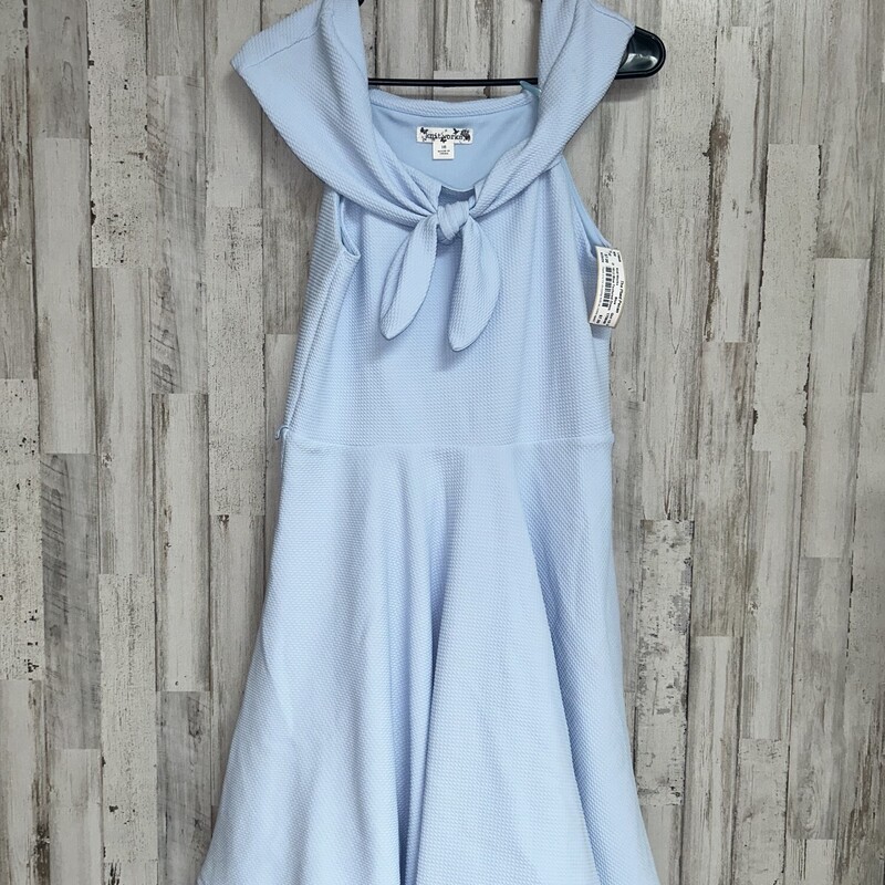 16 Lt Blue Textured Dress