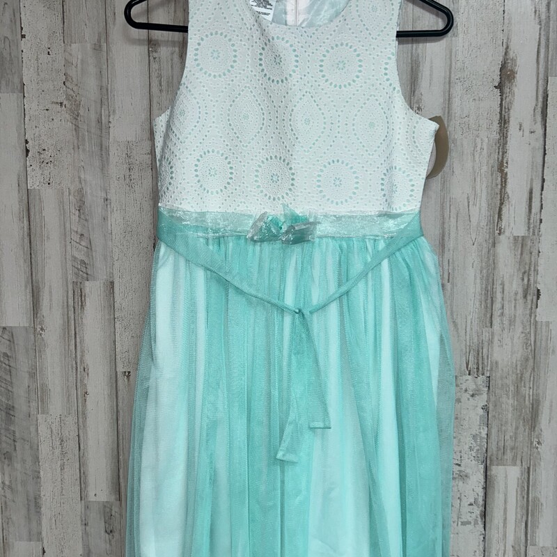 14 Mint Lace Tule Dress, Green, Size: Girl 10 Up