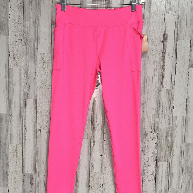 10/12 Neon Pink Leggings, Pink, Size: Girl 10 Up