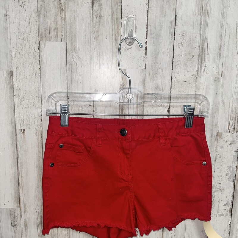 12/13 Red Denim Shorts, Red, Size: Girl 10 Up
