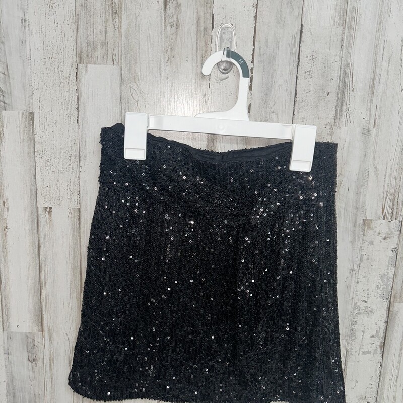 12/14 Black Sequin Skirt, Black, Size: Girl 10 Up