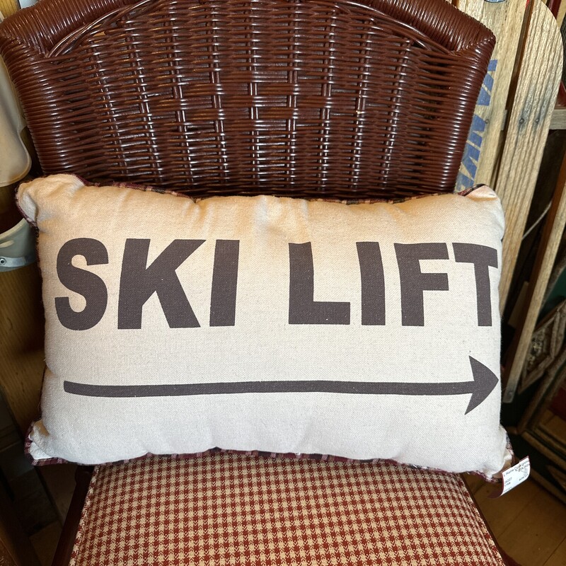 Ski Lift Pillow