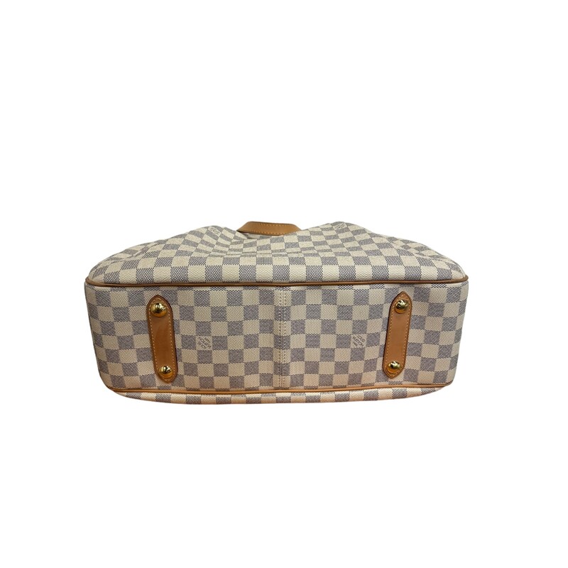 Louis Vuitton  Siracusa
Azur Damier
Size: GM
Minor Watermarking