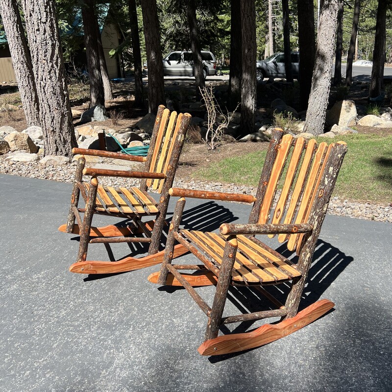 Hickory Rocking Chairs - Set Of 2

Size: 42Tx35Dx27W