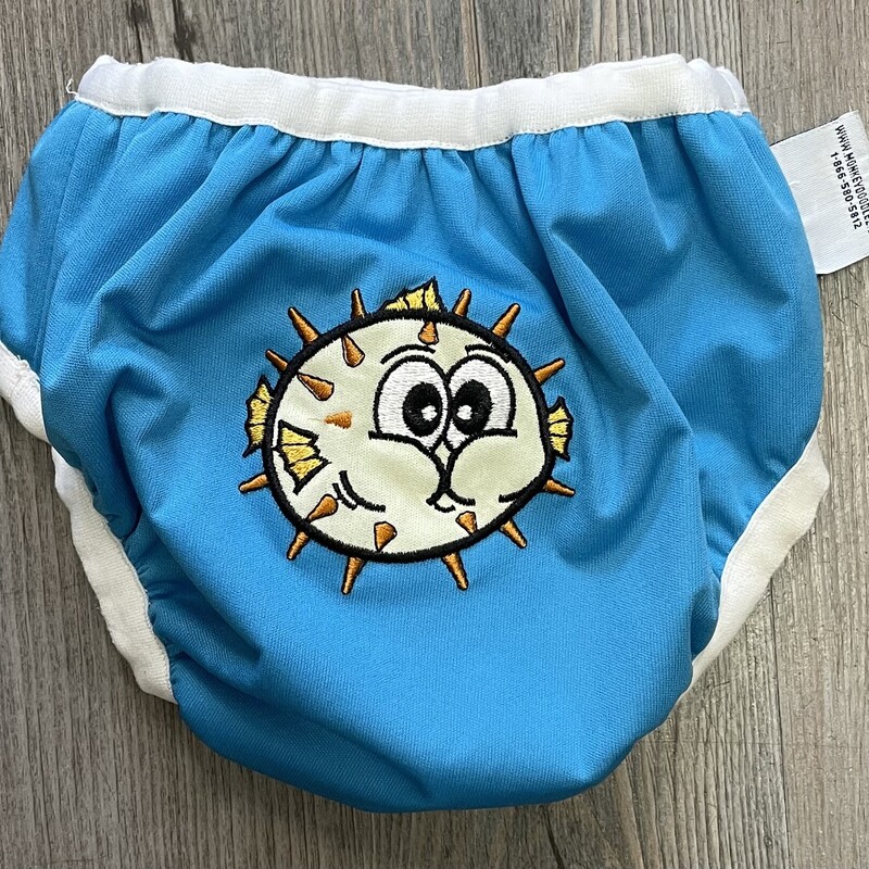 Monkey Doodlesswim Diaper, Blue, Size: 25-35lbs