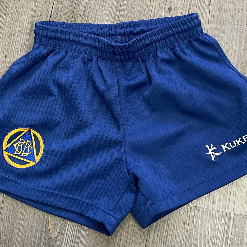 Kukri Poly Twill Shorts, Blue, Size: 9-10Y