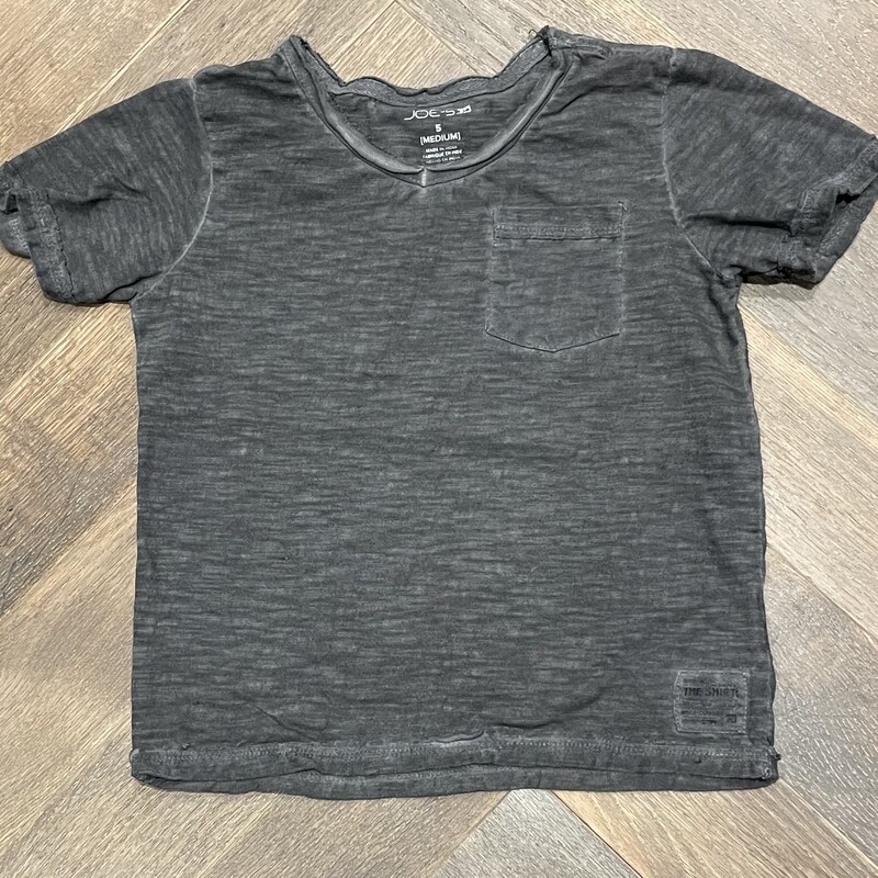 Joes V Neck Tee, Charcoal, Size: 5Y