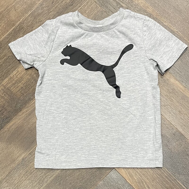 Puma Tee, Grey, Size: 5Y