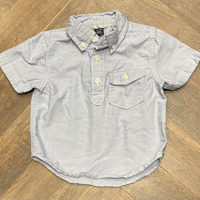 Gap Shirt, Blue, Size: 12-18M